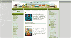 Desktop Screenshot of allgames4me.com