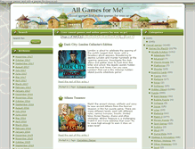 Tablet Screenshot of allgames4me.com